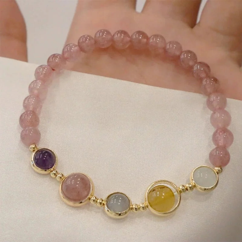 Rose Quartz Bracelet – Dainty Gift for Her